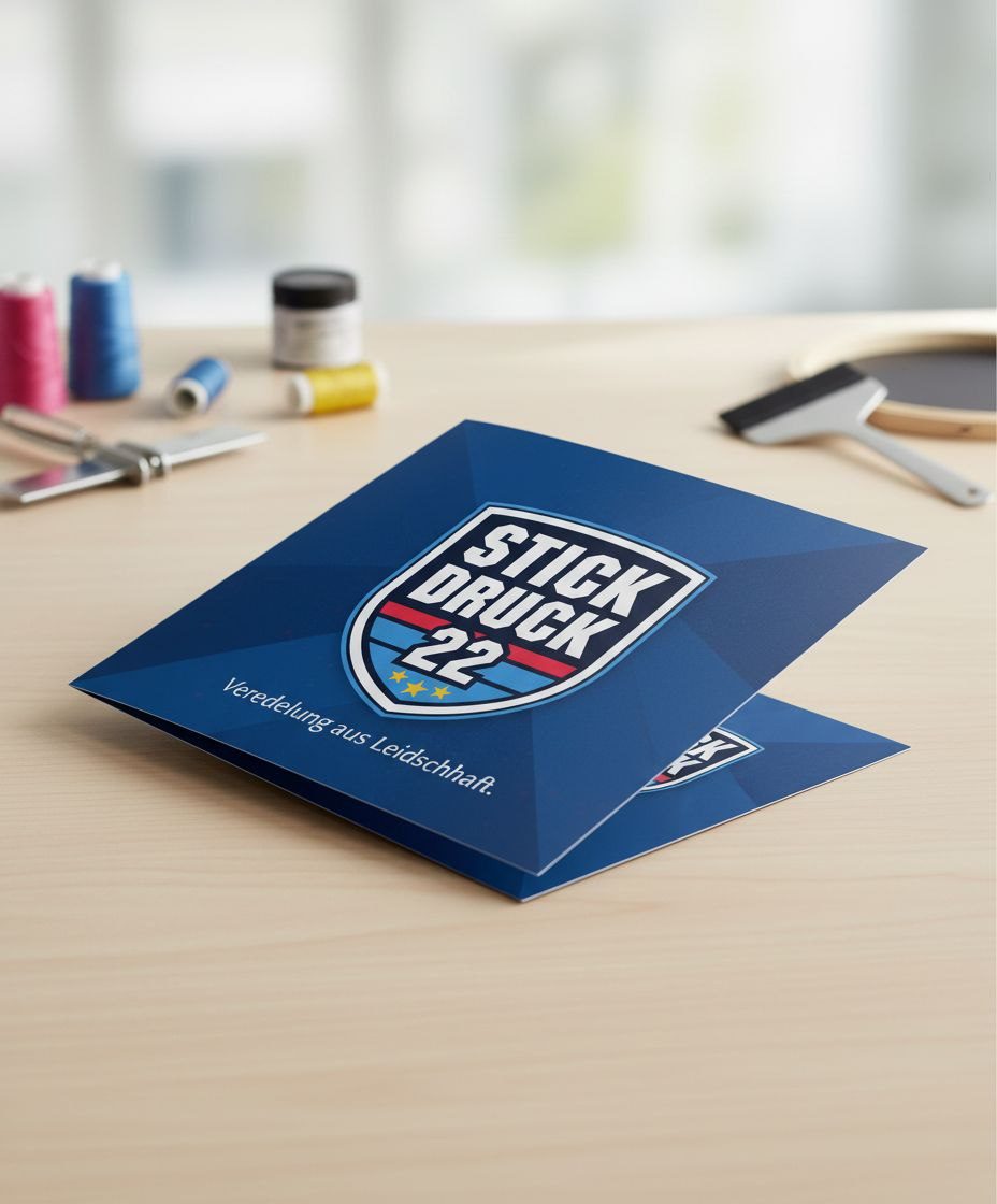 Bedruckter Karton, StickDruck 22 Verpackungsdesign Wien