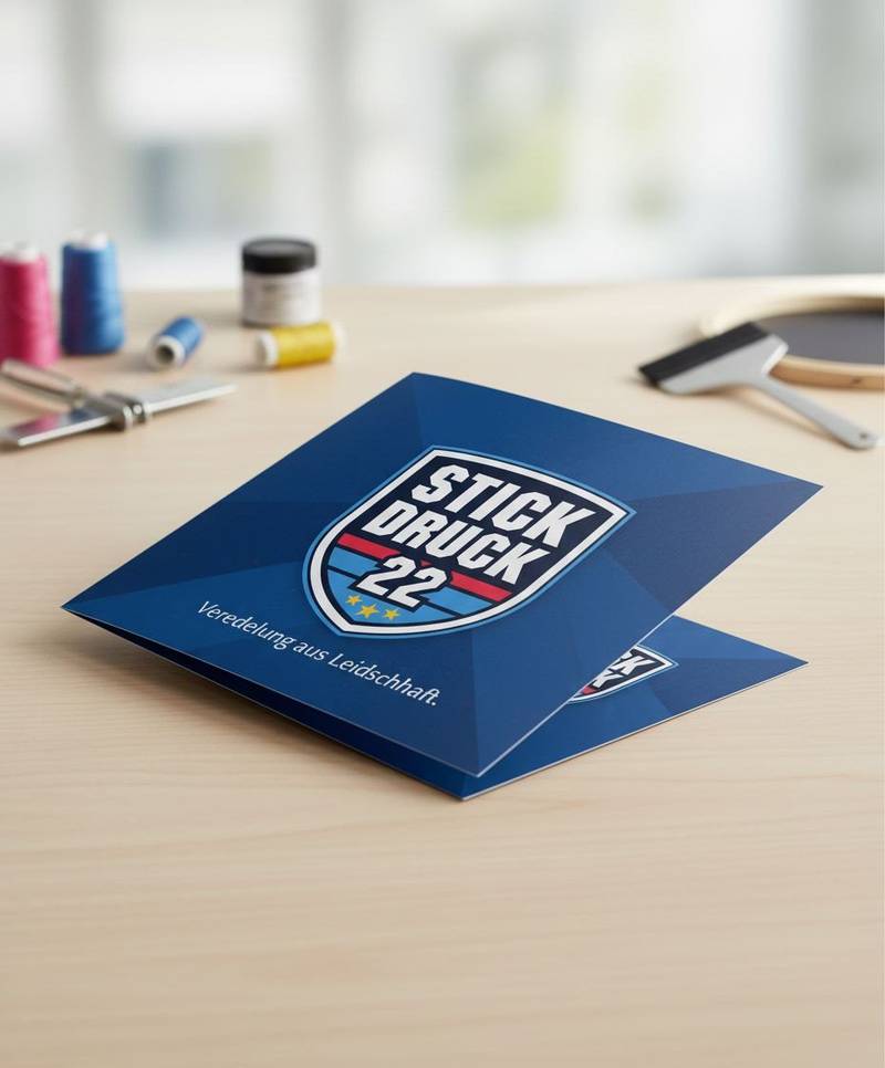 Bedruckter Karton, StickDruck 22 Verpackungsdesign Wien