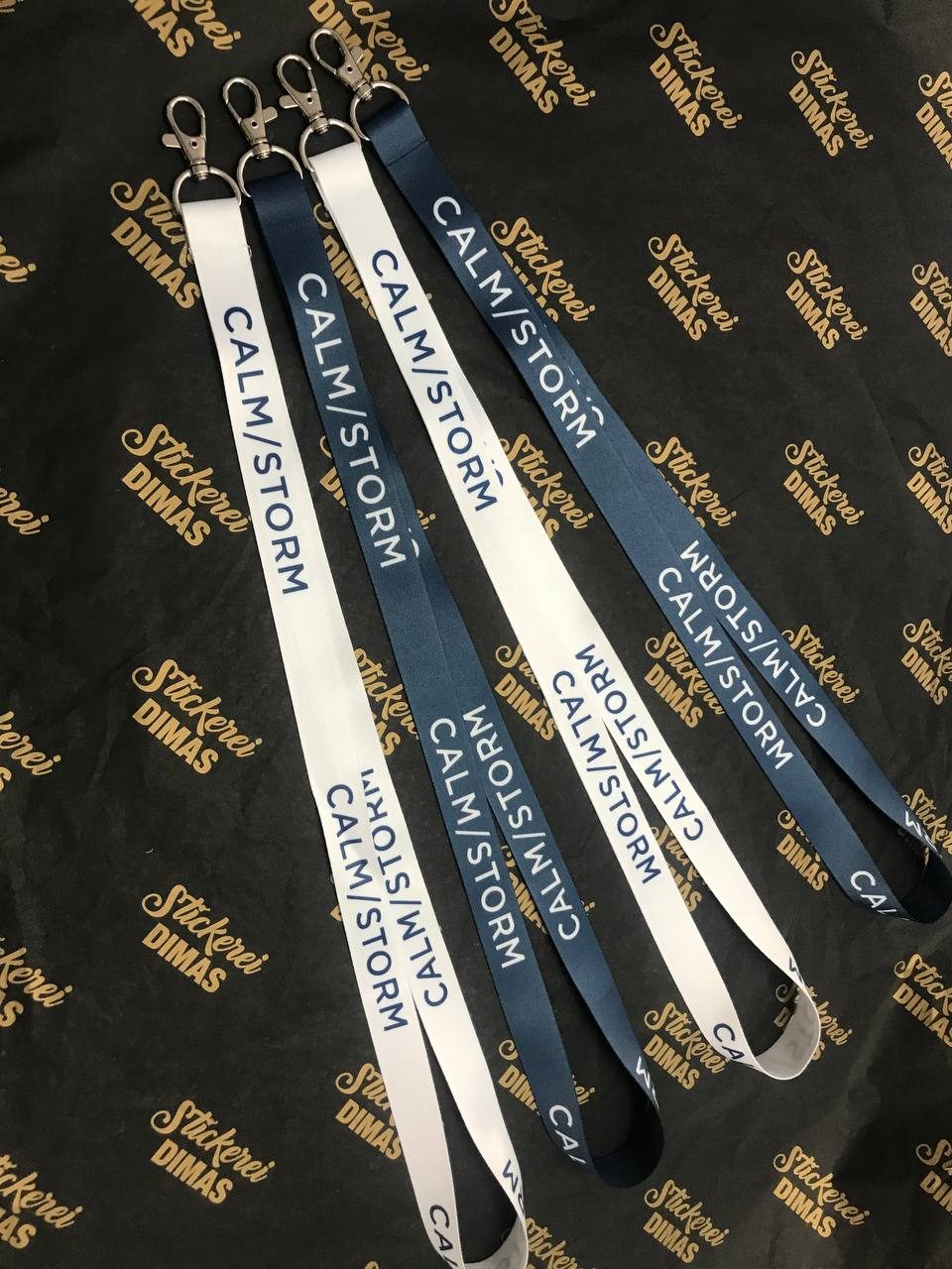 Bedruckte Lanyards, CALM/STORM Schlüsselbänder Wien