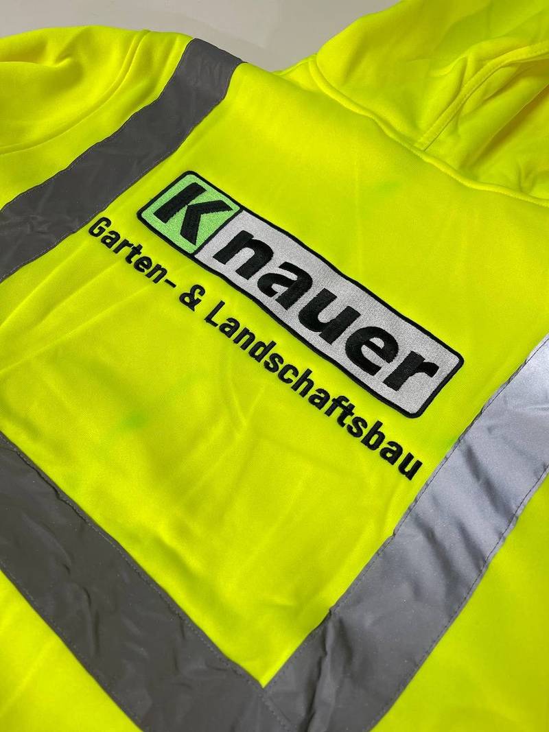 Sicherheitsjacke bestickt, Arbeitskleidung mit Logo Wien