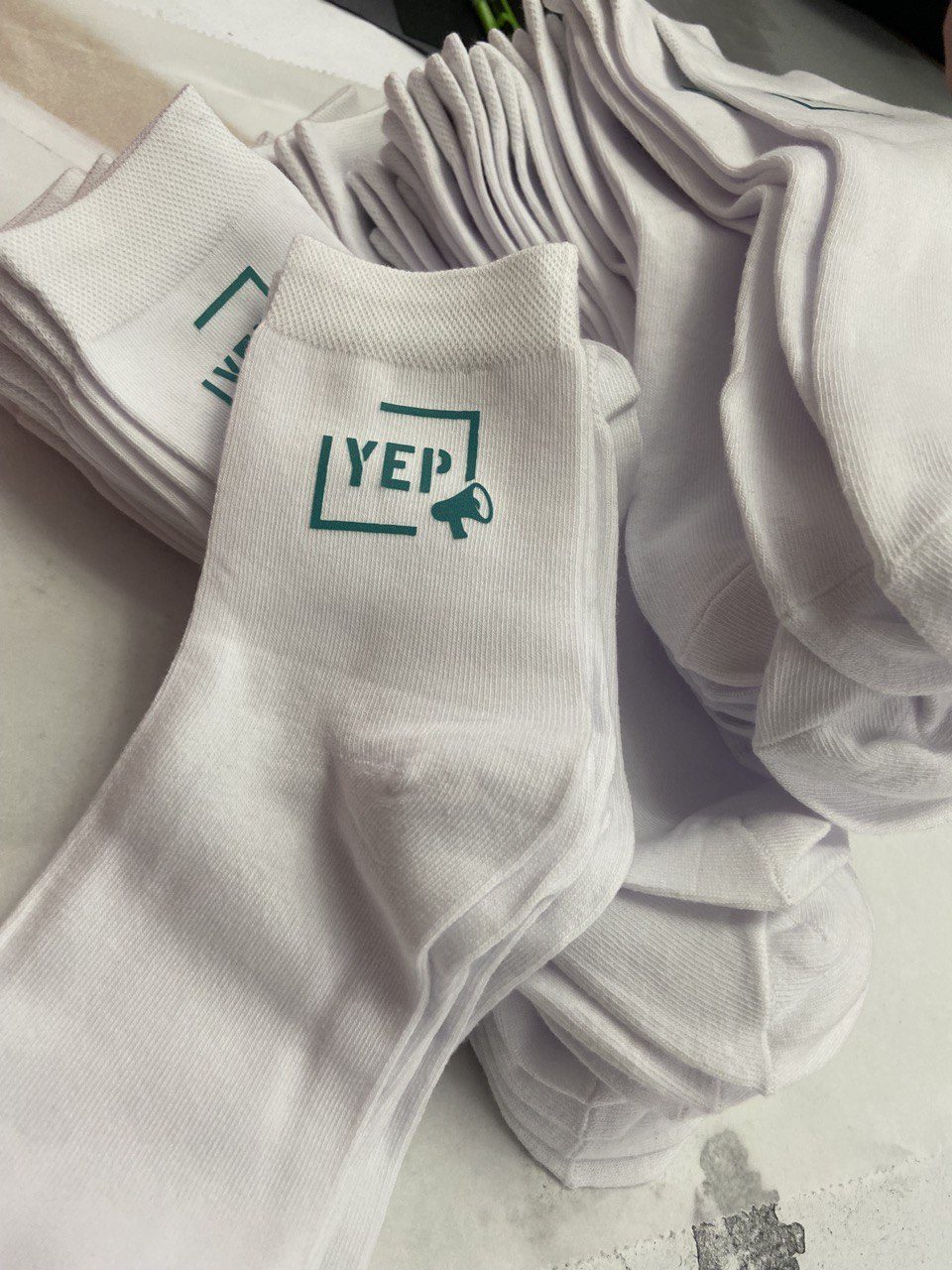Bedruckte Sneaker-Socken, Sockendruck Serie Wien
