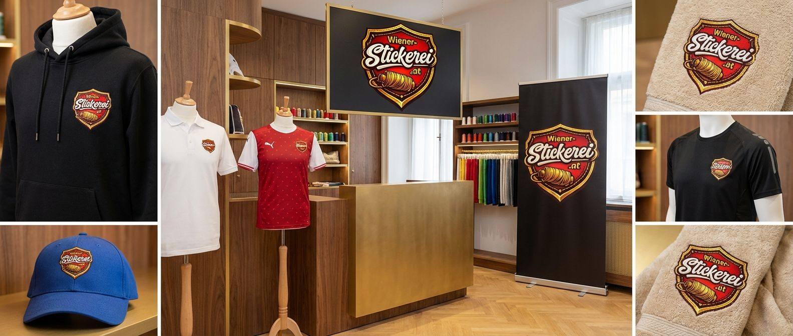 Professionelle Stickerei Wien – Bestickte Textilien der Wiener Stickerei