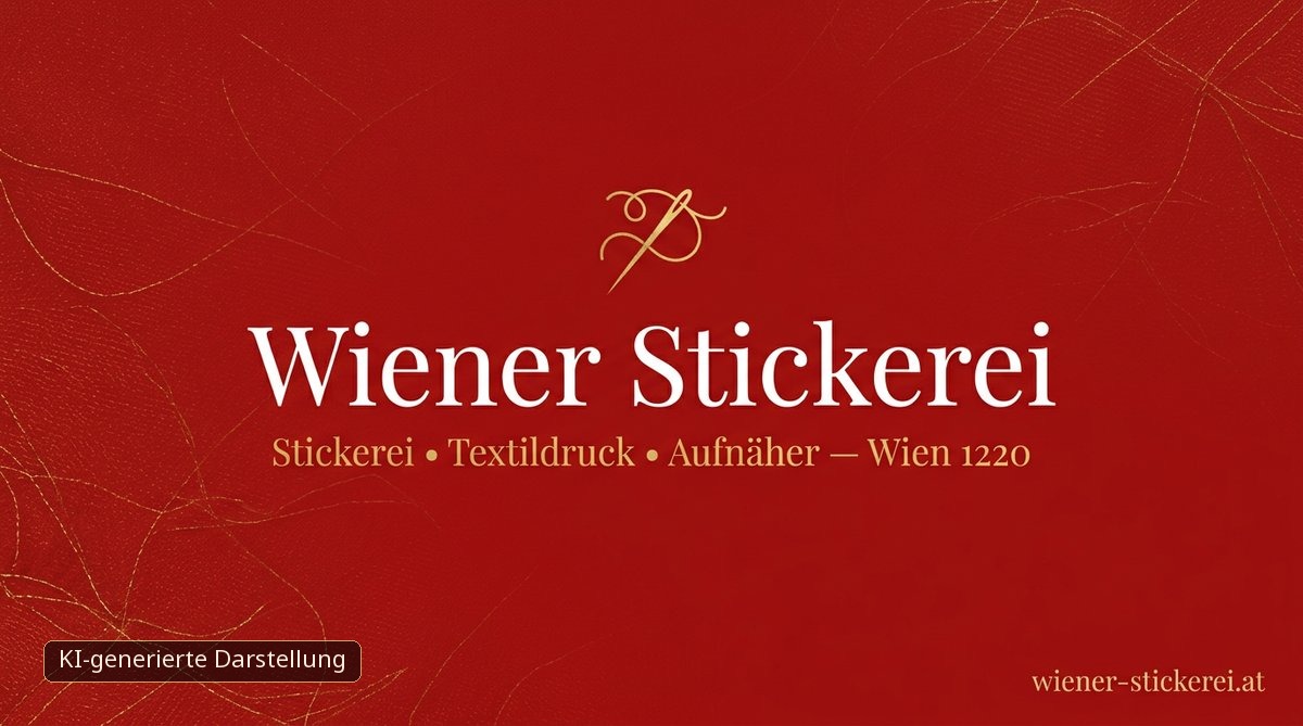 KI-generierte Darstellung: Sharing Motiv Wiener Stickerei Social Sharing Motiv der Wiener Stickerei mit sichtbarem Hinweis KI-generierte Darstellung